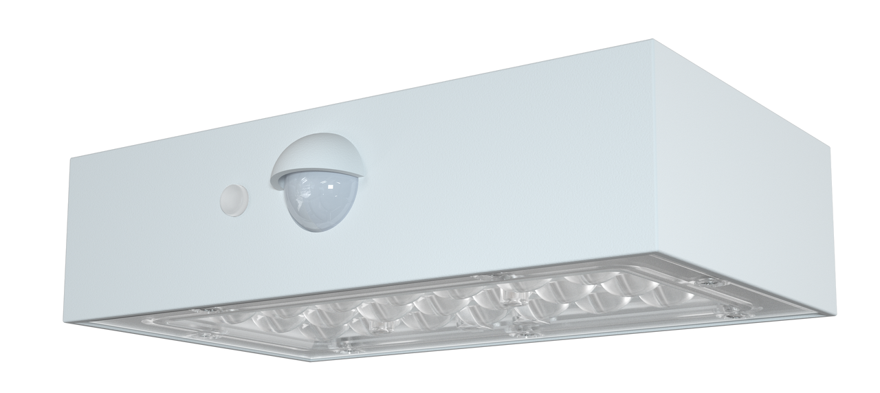 Lampada LED Solare Esterno da Parete, pari a 40w tradizionali, 2 Modalità con Sensore di Movimento, Impermeabile IP65