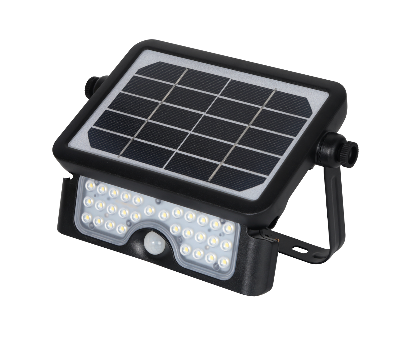 Lampada LED Solare Esterno portatile o da Parete, pari a 40w tradizionali, 2 Modalità con Sensore di Movimento, Impermeabile IP65