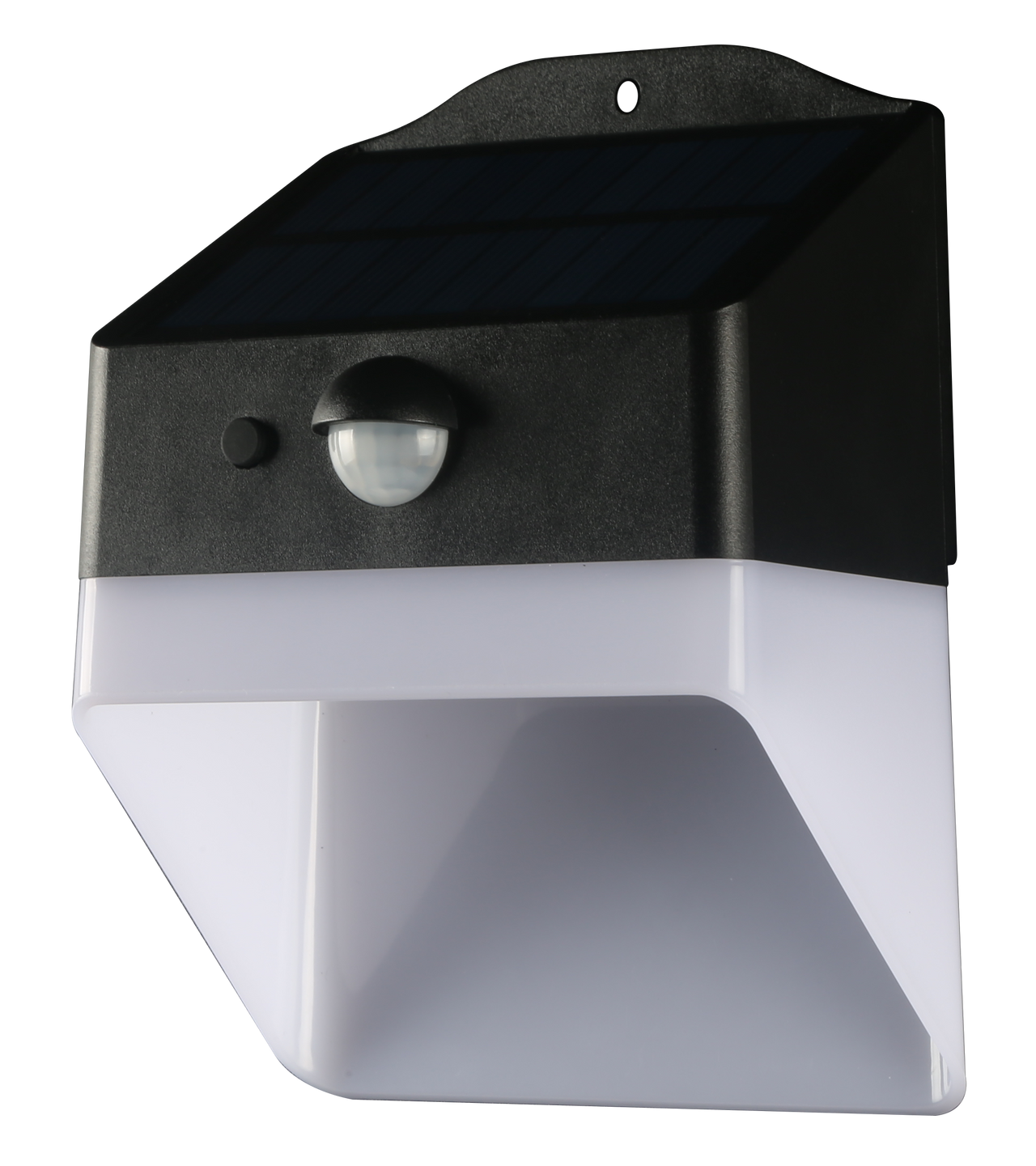 Lampada LED Solare Esterno da Parete o da appendere, pari a 20w tradizionali, 2 Modalità con Sensore di Movimento, Impermeabile IP65