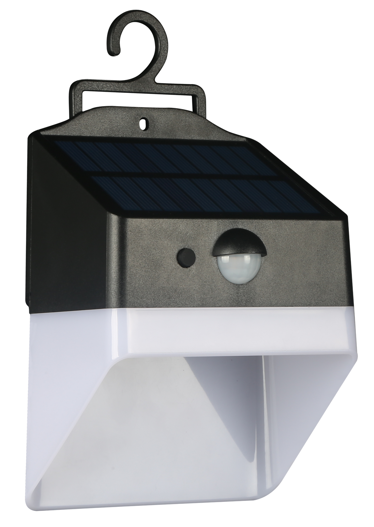 Lampada LED Solare Esterno da Parete o da appendere, pari a 20w tradizionali, 2 Modalità con Sensore di Movimento, Impermeabile IP65