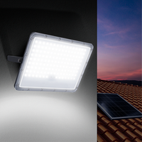 Thumbnail for Faretto led esterno 200w con pannello solare con telecomando e funzione timer