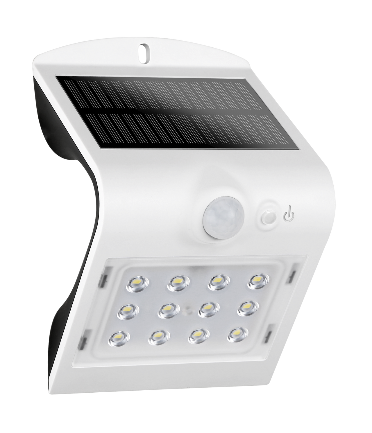 Lampada LED Solare Esterno da Parete, pari a 15w tradizionali, 2 Modalità con Sensore di Movimento, Impermeabile IP65
