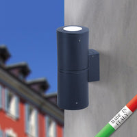 Thumbnail for Applique lampada da parete (Franca 90 2L) GU10 CCT 7W IP55 - Fumagalli